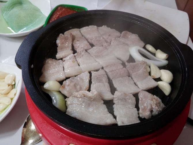 13 년 마지막 저녁은 삼겹살 | 보배드림 자유게시판
