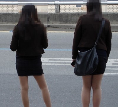 여고생 치마길이