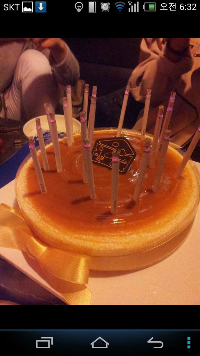 요즘 여중생들의 생일케익