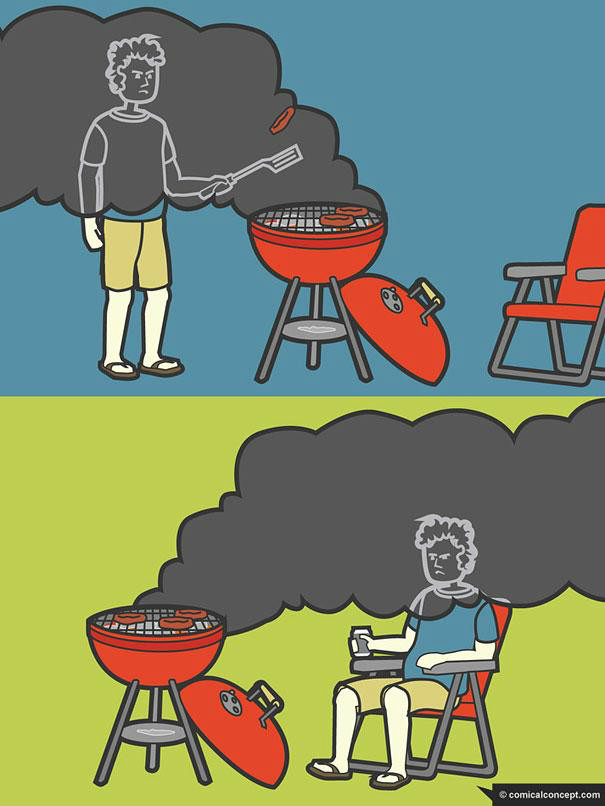고기구울때...아윽~빡침