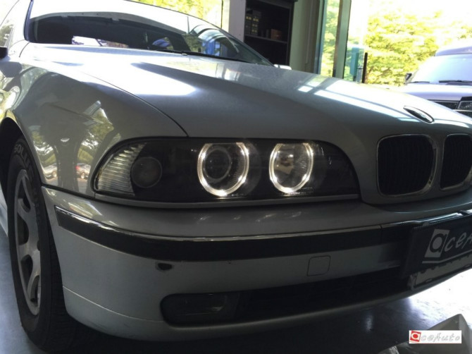 (주)에이스 오토 bmw e39 대만산 헤드라이트 엔젤아이 신형 개조 작업입니다.. | 보배드림 장착시공사진