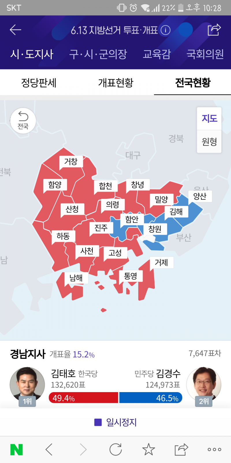 경남 경북 각시군장 자유한국당 압승 | 보배드림 유머게시판