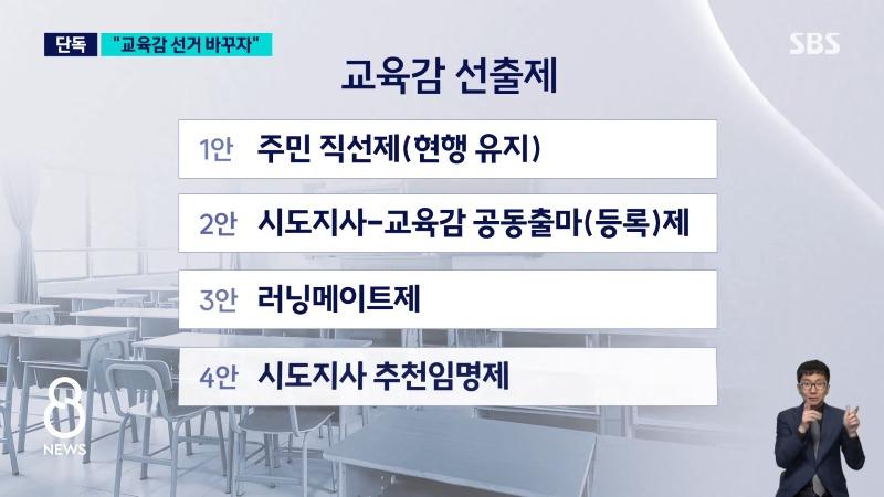 [단독] 시장과 러닝메이트_…교육감 선거 개선안 논의 _ SBS 8뉴스 1-23 screenshot.jpg