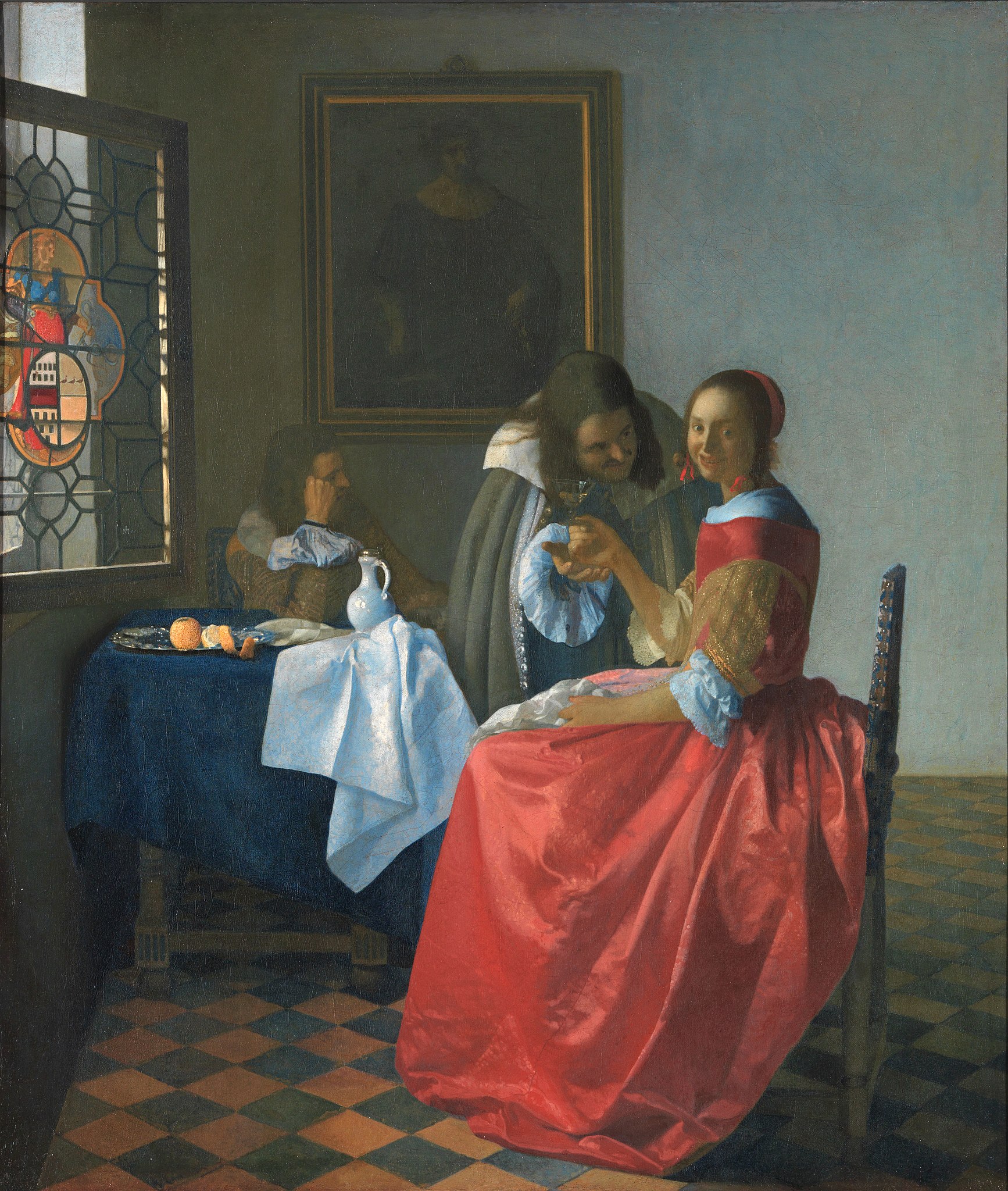 The girl with a wineglass.jpg