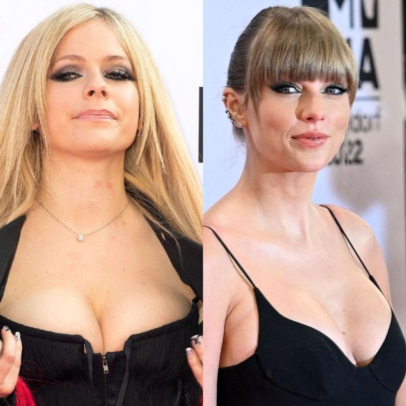 Singer Best Boobs- Avril Lavigne vs Taylor Swift.jpg