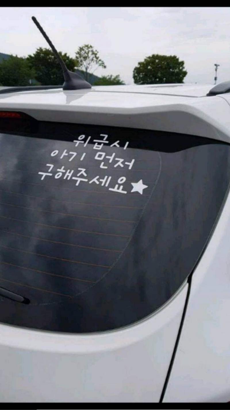 위급시 아기먼저 구해주세요 | 보배드림 국산차게시판