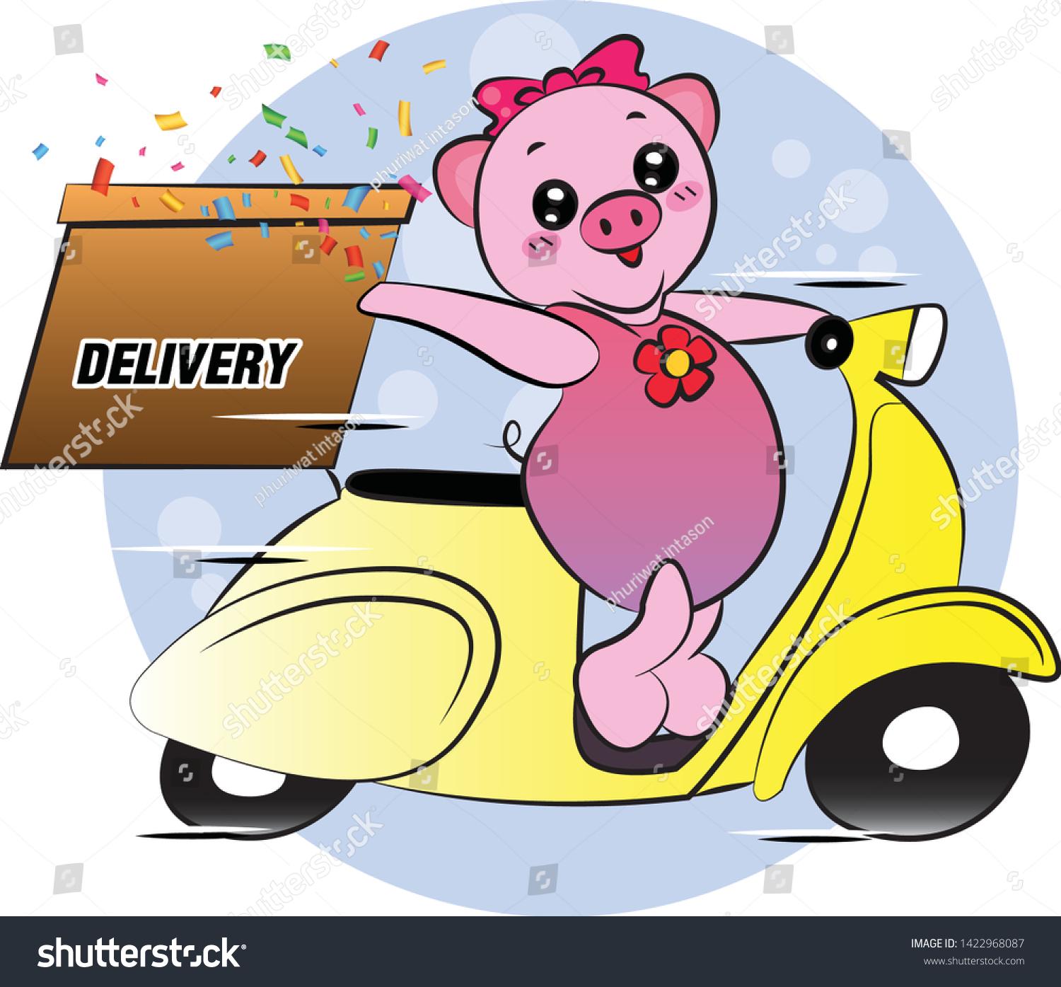 stock-vector-pig-girl-ride-motorcycle-delivery-logo-1422968087.jpg