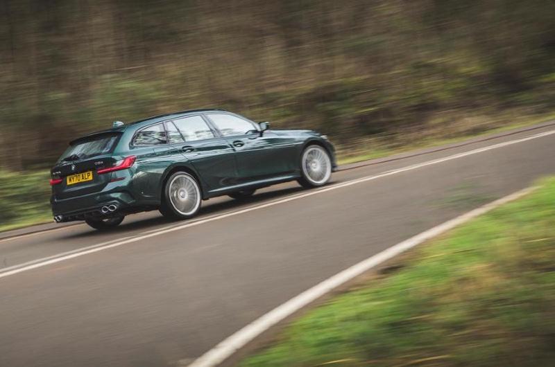 17-alpina-d3-touring-2021-uk-first-drive-review-cornering-rear.jpg