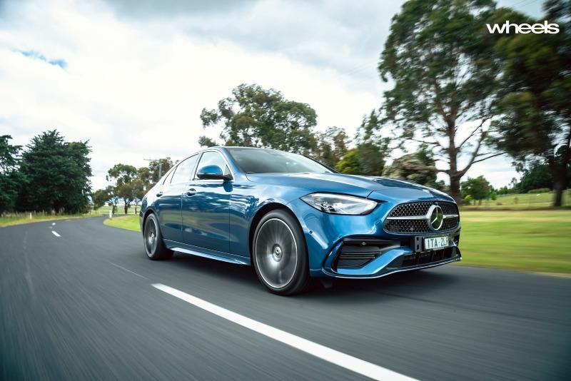 2022_Mercedes-Benz_C300_Spectral_Blue_Metallic_Australia_dynamic_front_01.jpg