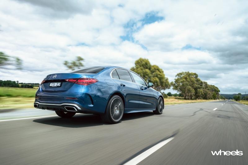 2022_Mercedes-Benz_C300_Spectral_Blue_Metallic_Australia_dynamic_rear_01.jpg