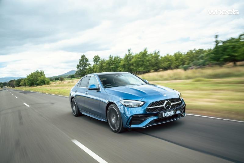 2022_Mercedes-Benz_C300_Spectral_Blue_Metallic_Australia_dynamic_front_09.jpg