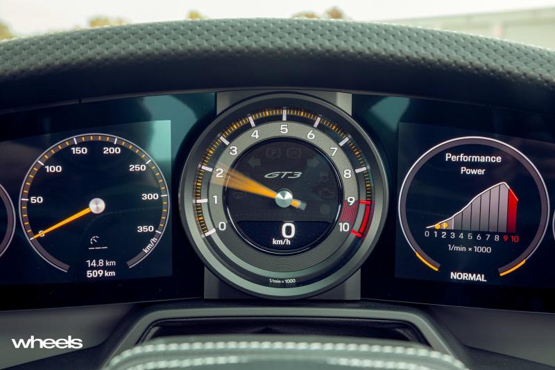 2022_Porsche_911_GT3_Touring_70_years_Porsche_Australia_Edition_Australia_interior_instrument_cluster_02_ABrook.jpg