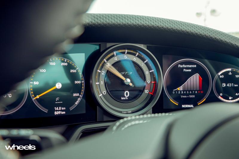 2022_Porsche_911_GT3_Touring_70_years_Porsche_Australia_Edition_Australia_interior_instrument_cluster_01_ABrook.jpg