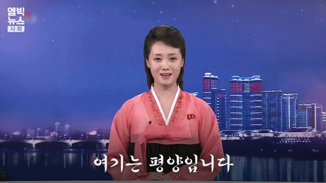 북한아나운서.gif