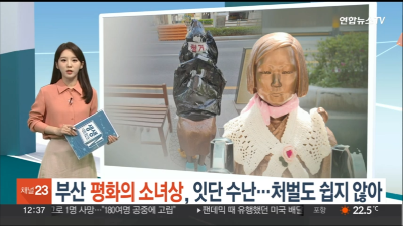 부산 평화의 소녀상, 잇단 수난…처벌도 쉽지 않아 _ 연합뉴스TV (YonhapnewsTV) (480p).mp4_000006339.png