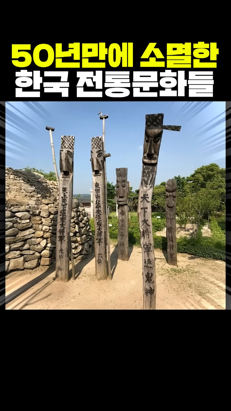 50년만에 소멸한 한국 전통문화들 0-3 screenshot.png