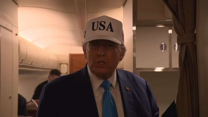 President Trump Gaggles with the Press on Air Force One, June 6, 2025 0-37 screenshot.png