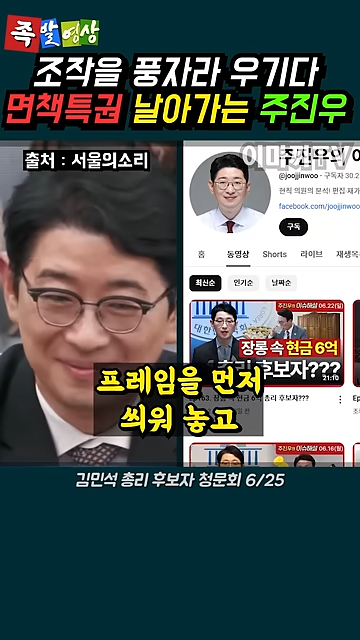 김민석 청문회에서 면책특권 날아가는 주진우 (전용기 의원) 1-6 screenshot.png